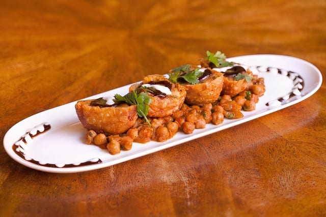Samosa Chaat.